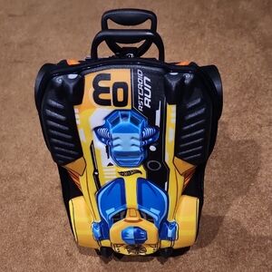 Asteroid Run Kids' Yellow and Blue Suitcase